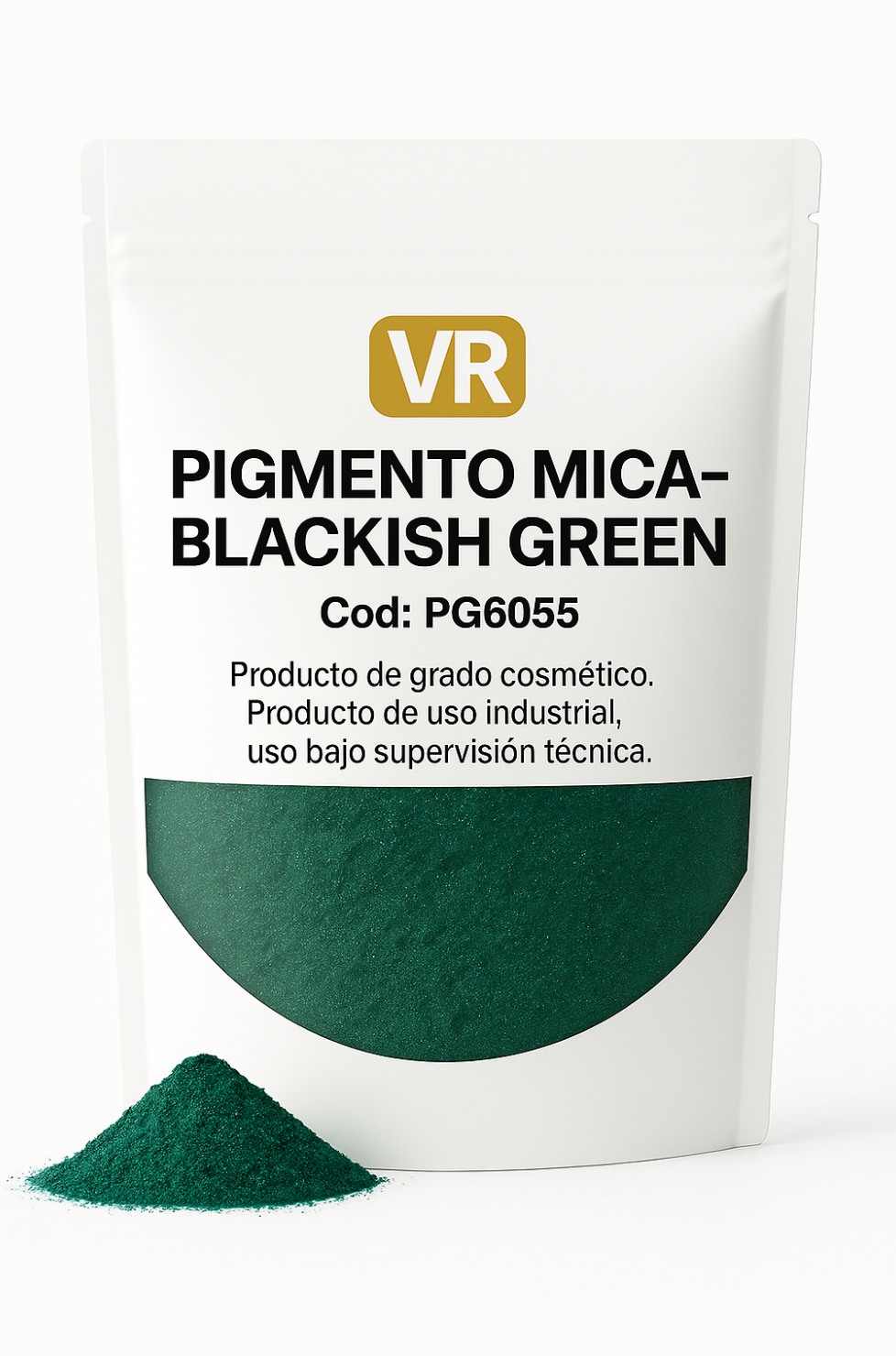 Pigmento mica - blackish green