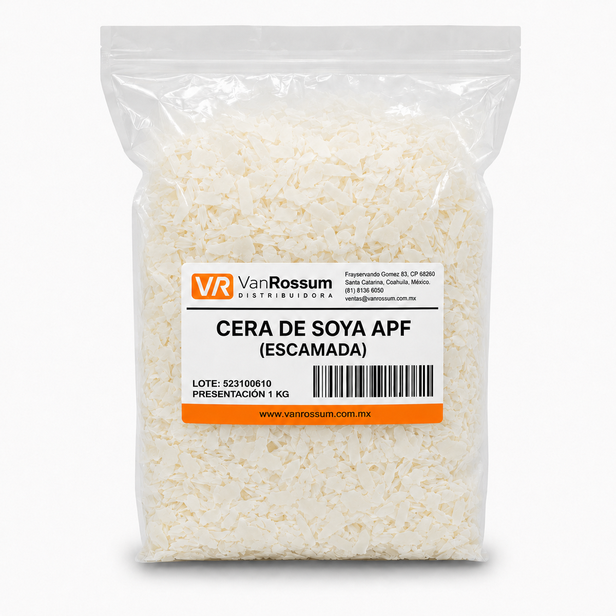 CERA DE SOYA ESCAMADA - Alto punto fusión APF