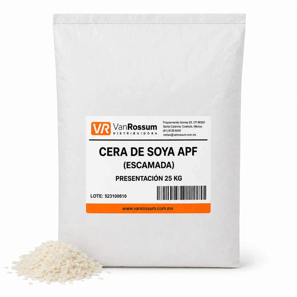 CERA DE SOYA ESCAMADA - Alto punto fusión APF