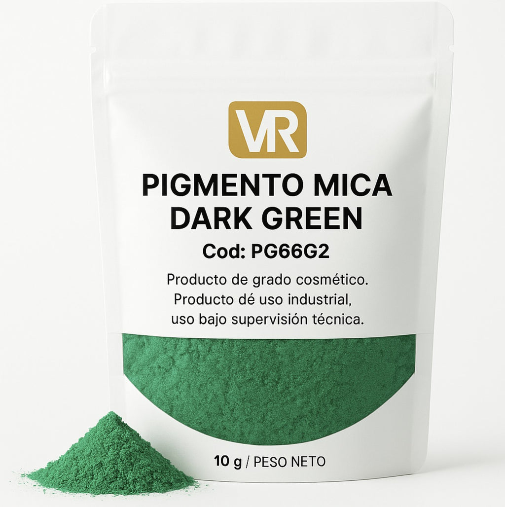 Pigmento mica dark green