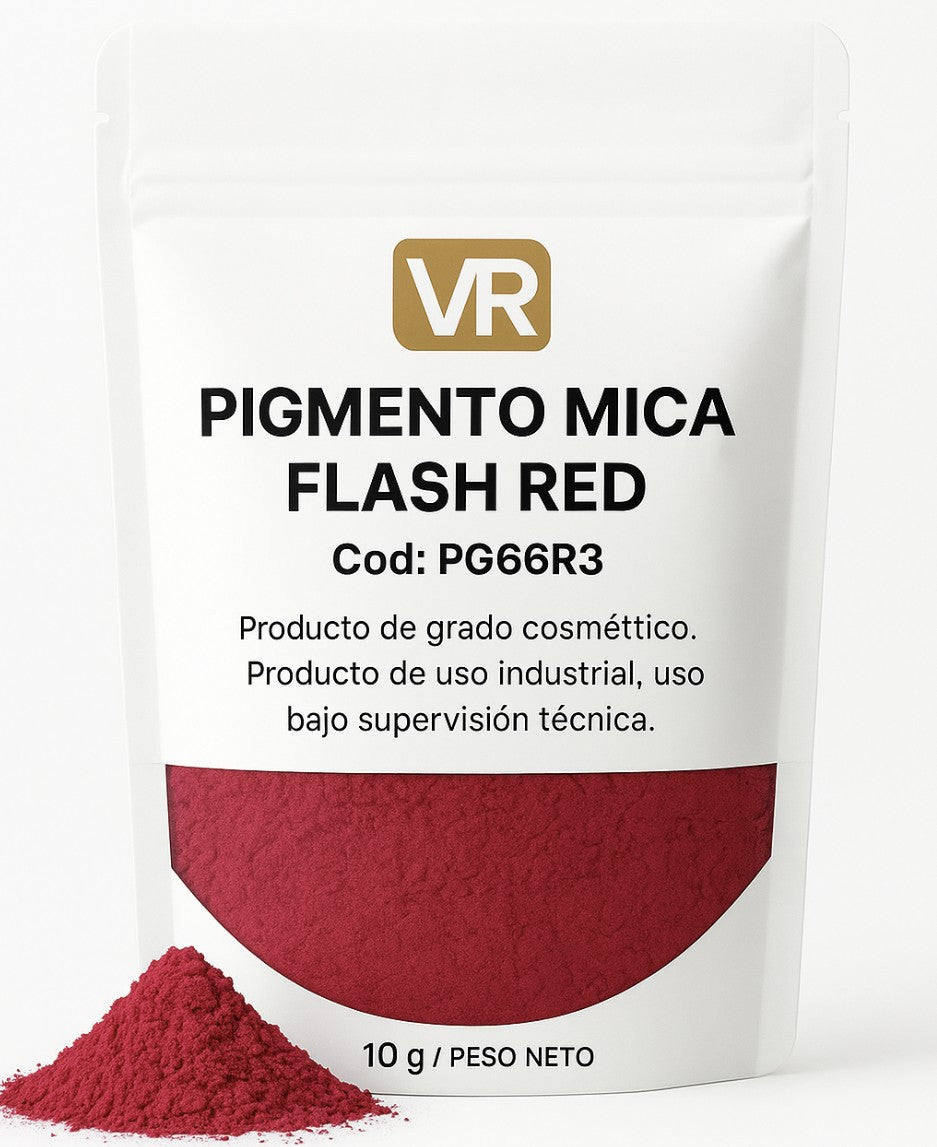 Pigmento mica flash red