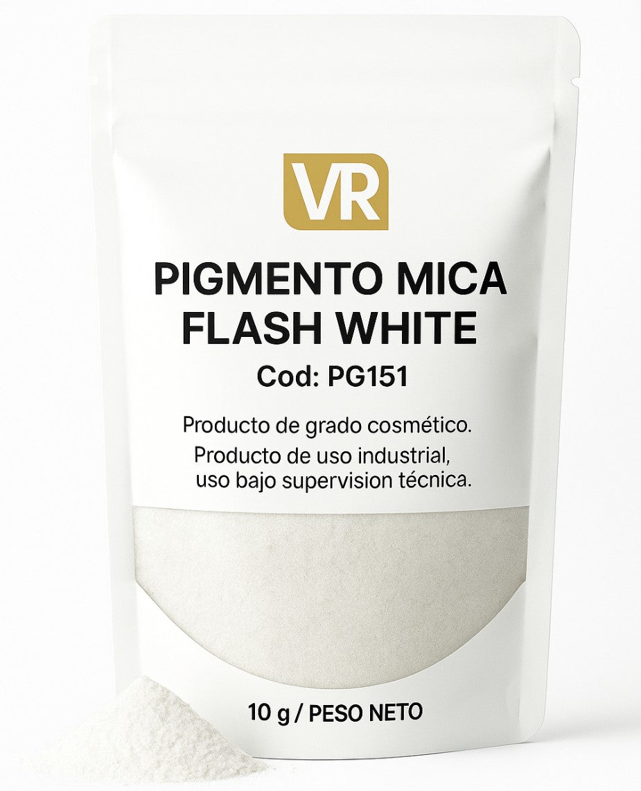 Pigmento mica flash white