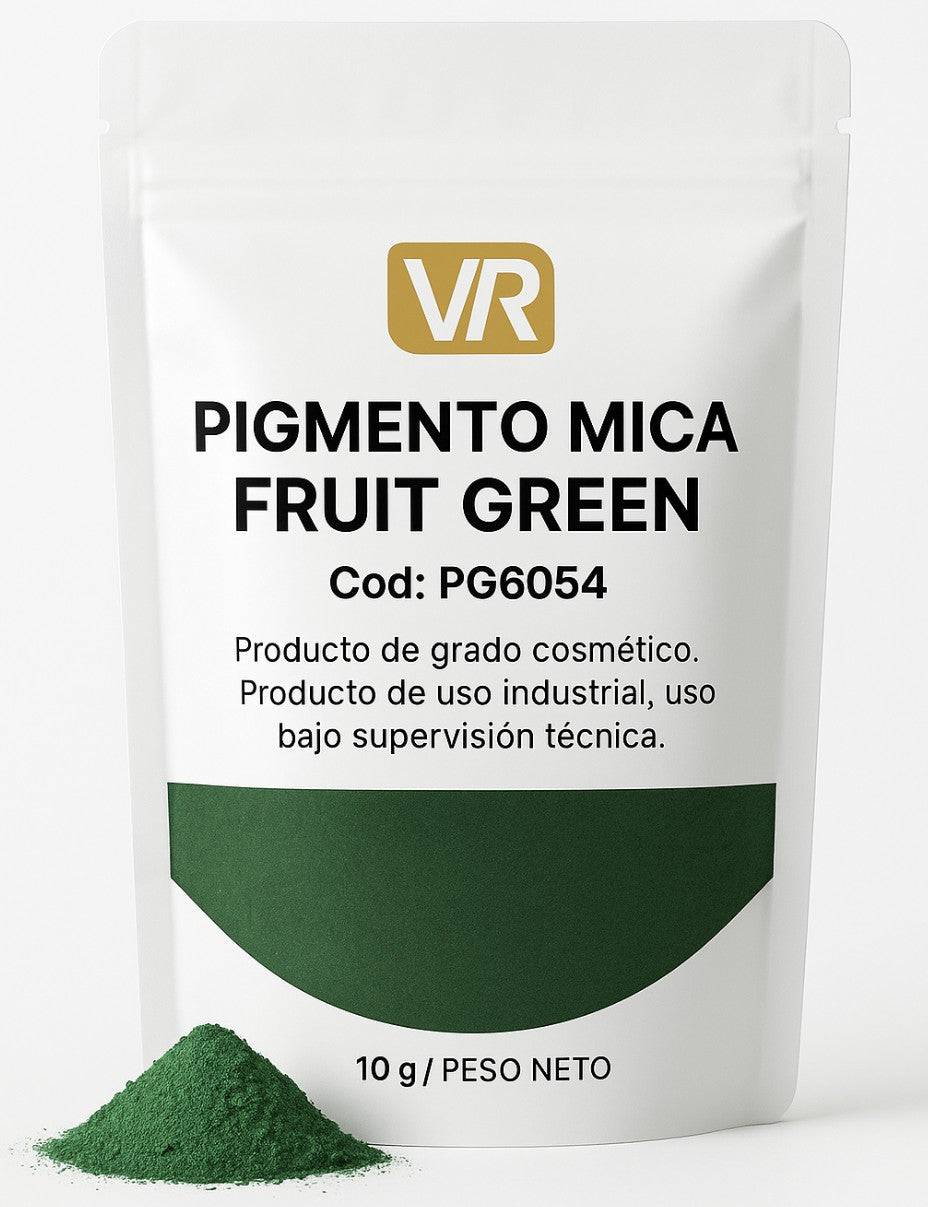 Pigmento mica - fruit green