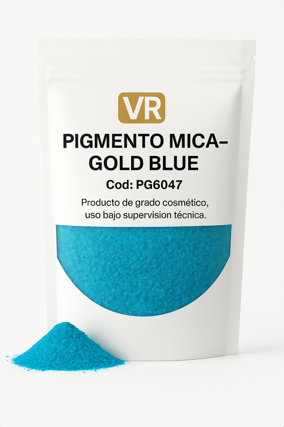 Pigmento mica gold blue