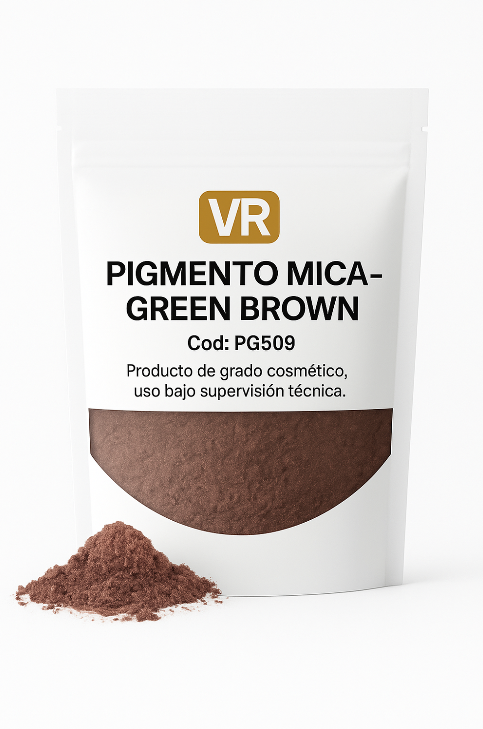 Pigmento mica green brown