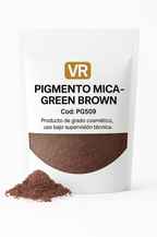 Pigmento mica green brown