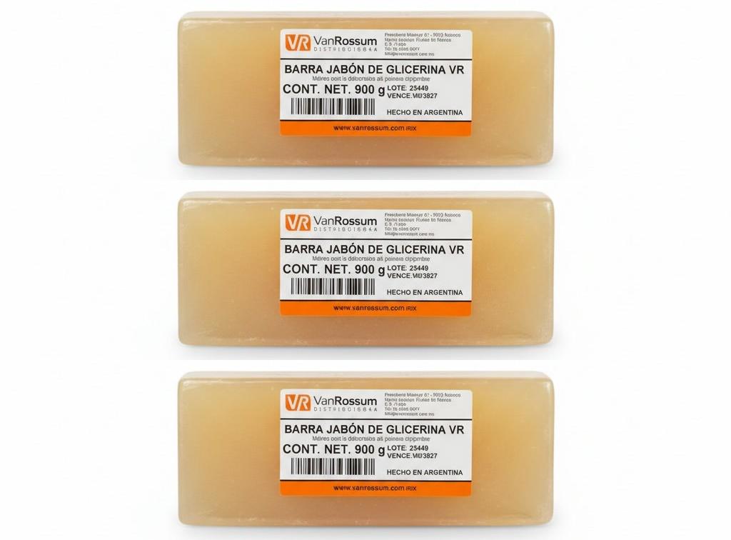 Jabón De Glicerina x 900 grs (Base para moldear)