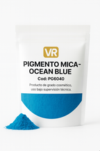 Pigmento mica ocean blue