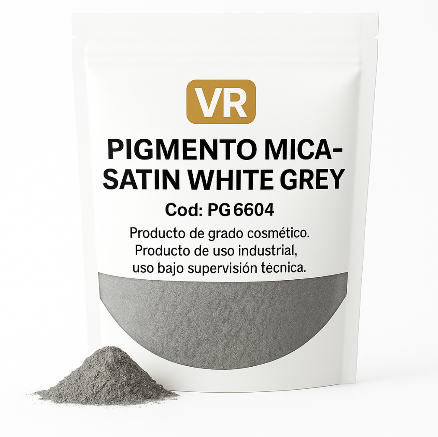 Pigmento mica satin white grey
