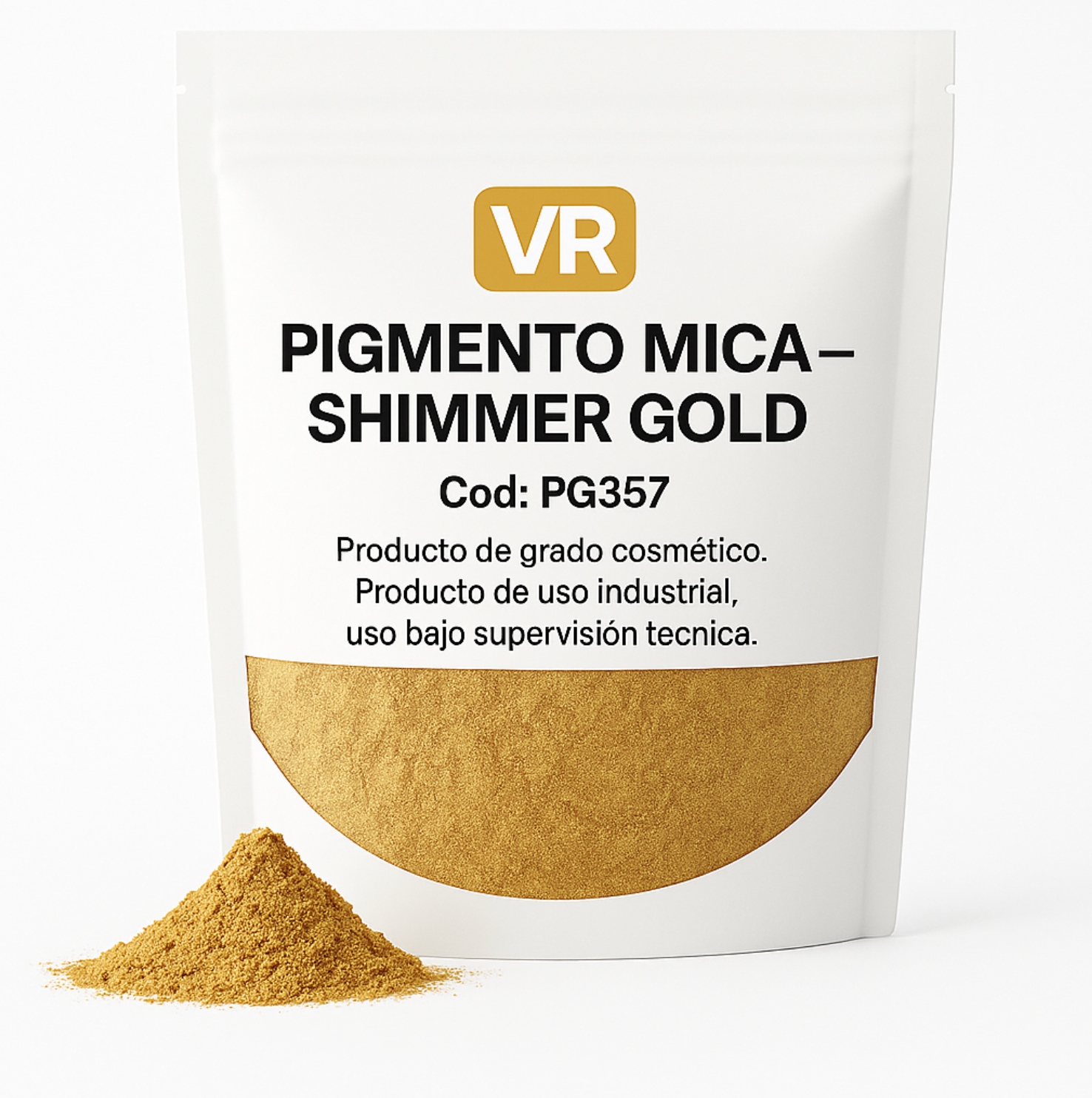 Pigmento mica shimmer gold