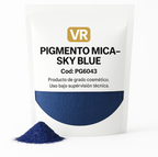 Pigmento mica sky blue