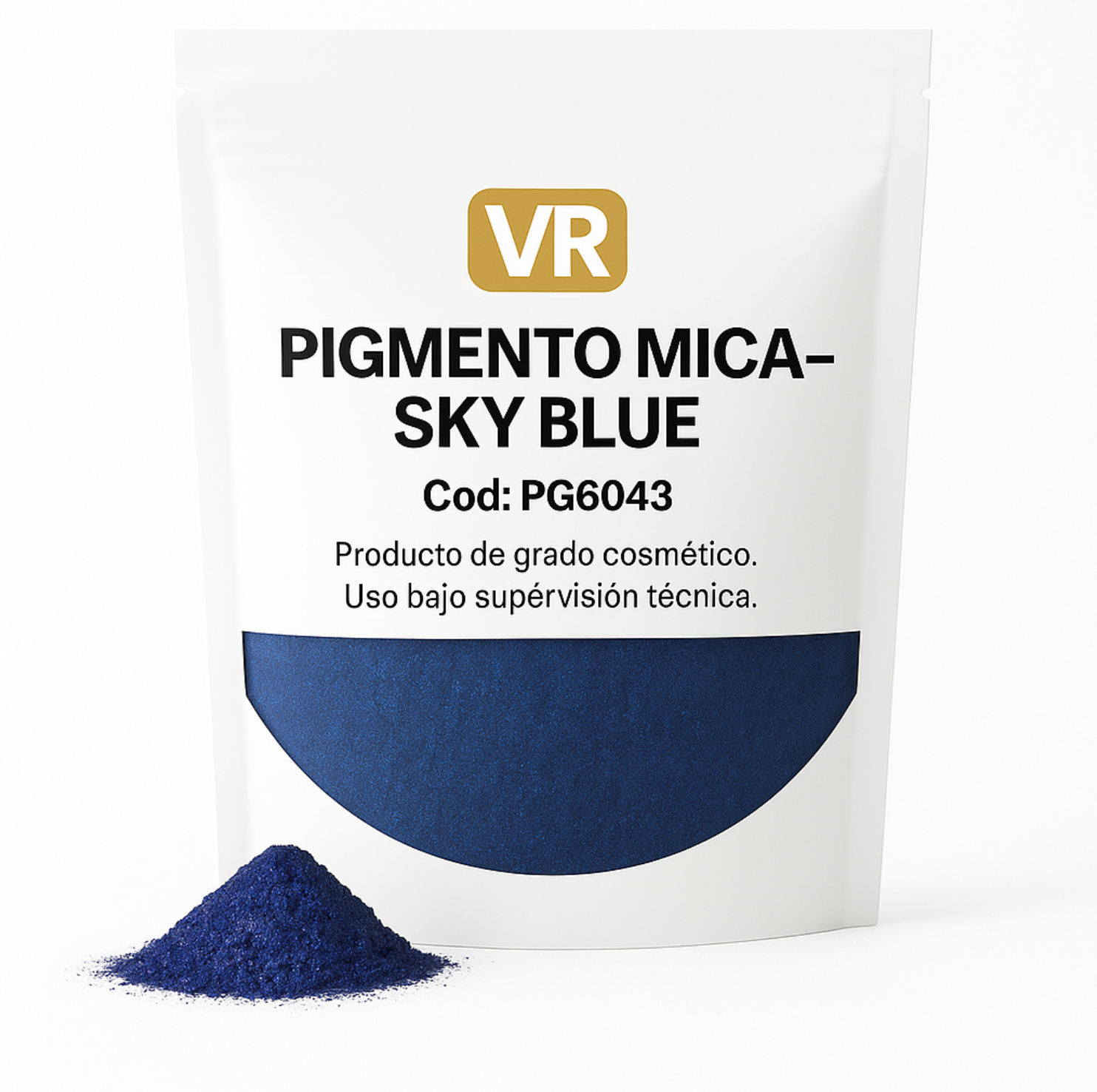 Pigmento mica sky blue