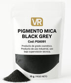 Pigmento mica black grey