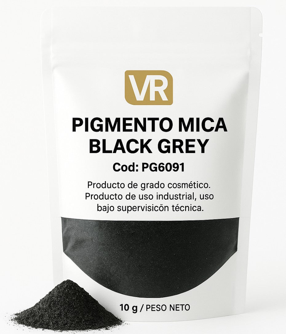 Pigmento mica black grey