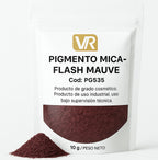 Pigmento mica flash mauve